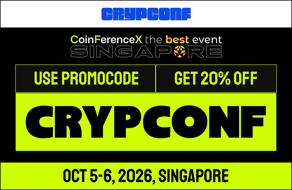CoinferenceX Promo Code: CRYPCONF [20% Discount Code]