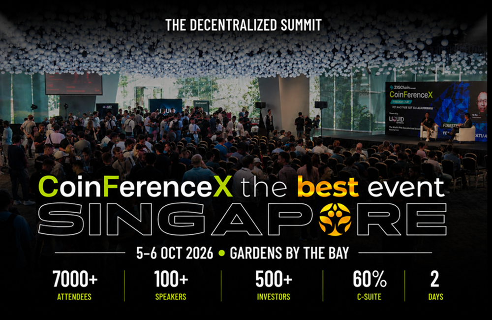 CoinFerenceX and The Best Event Join Forces to Launch “CoinFerenceX The Best Event Singapore,” the Decentralised Summit